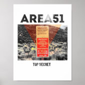 Poster Zone 51 - Haut Secret - Aliens (Devant)