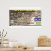 Poster Zone 51 Luciferian Ley-Lines 3 (Cuisine)