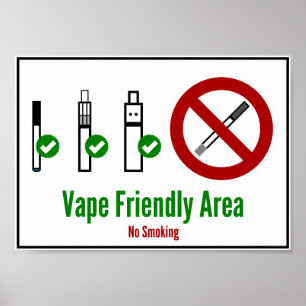 Poster Zone conviviale Vape