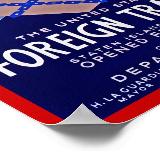 Poster Zone de commerce extérieur (Coin)