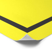 POSTER ZONE DE CONSTRUCTION - GARDER LE SIGNE (Coin)