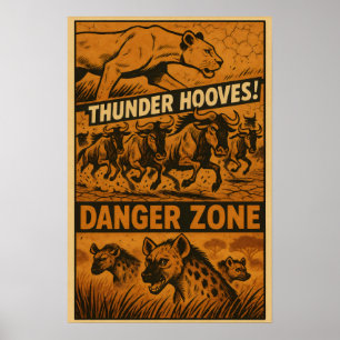 Poster Zone de danger - Comic de tonnerre Hoves