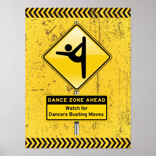 Poster Zone de danse À l'avant-garde pour les danseurs Bu (Devant)