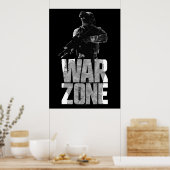 Poster zone de guerre (Cuisine)