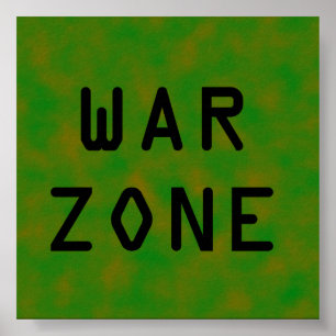 Poster Zone de guerre