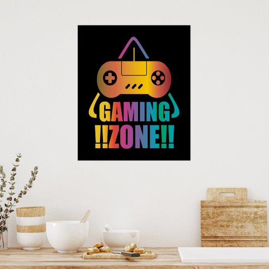 Poster Zone de jeu (Cuisine)