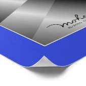 Poster Zone de pente glissante (Coin)