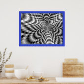 Poster Zone de pente glissante (Cuisine)