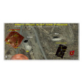 Poster Zone de projection atomique de Trinity (Devant)