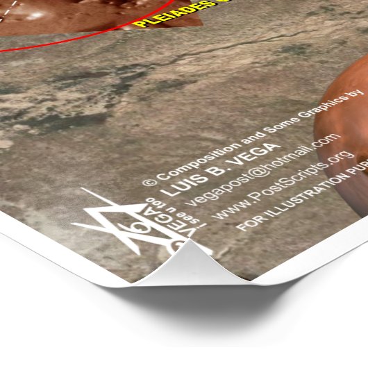 Poster Zone de projection atomique de Trinity (Coin)