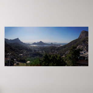 Poster Zone de sud de Rio de Janeiro