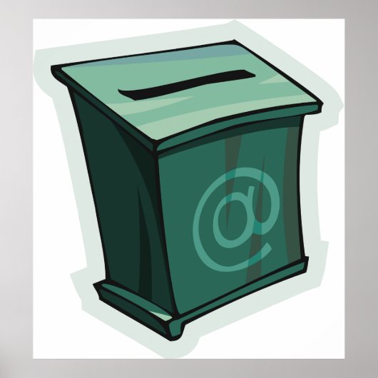 Poster Zone de vote verte (Devant)