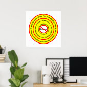 Poster Zone d'école gratuite (Bureau à domicile)