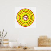 Poster Zone d'école gratuite (Cuisine)