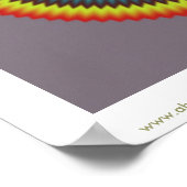 Poster Zone grise Mandala (Coin)