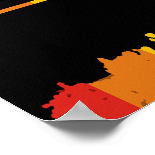 POSTER ZONE LIBRE DE HAINE (Coin)