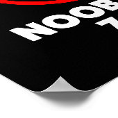 Poster Zone libre Noob (Coin)