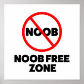 Poster Zone libre Noob (Devant)