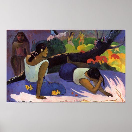 Poster Zone no Varua Ino - Paul Gauguin Imprimer (Devant)