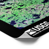 Poster Zones humides de Yellowknife (Coin)