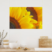 Poster zonnebloempitten (Keuken)