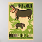 Poster Zoo de Brookfield (Devant)