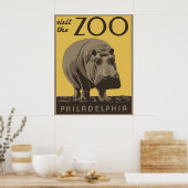 Poster Zoo de Philadelphie (Cuisine)