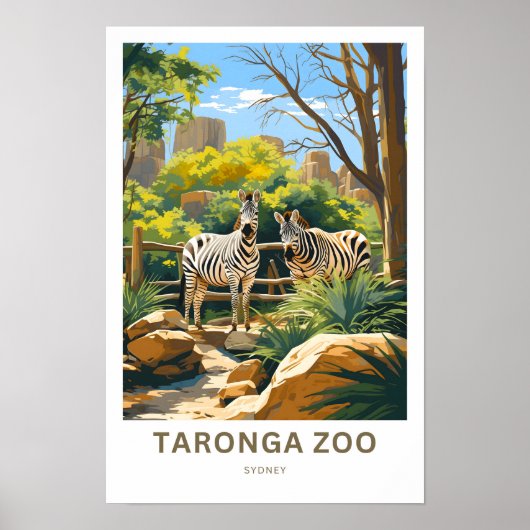 Poster Zoo de Taronga Sydney Imprimer (Devant)
