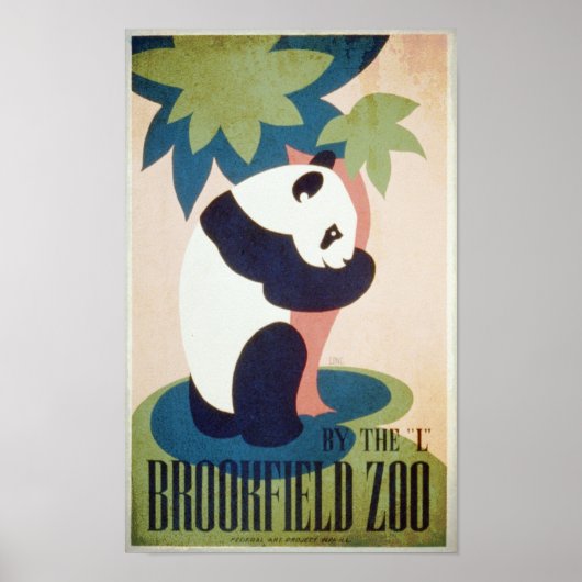 Poster Zoo-Panda de Brookfield (Devant)