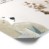 Poster Zoo Safari Nursery Animaux Baby shower Jeu (Coin)