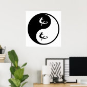 Poster Zoologie de Yin Yang (Bureau à domicile)