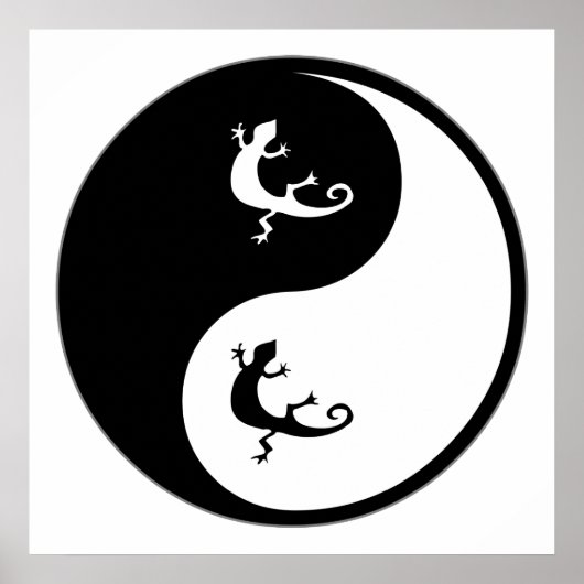 Poster Zoologie de Yin Yang (Devant)