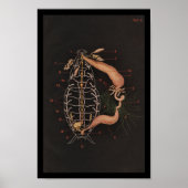 Poster Zoologie vintage Imprimer Cockroach (Devant)