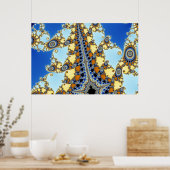 Poster Zoom C05 de Mandelbrot (Cuisine)