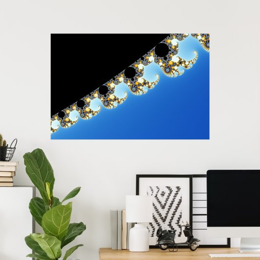 Poster Zoom de Mandelbrot D02 (Bureau à domicile)