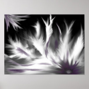 Poster Zoom sur la fleur d'alimentation