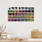 Poster Zoom très chargé (Cuisine)