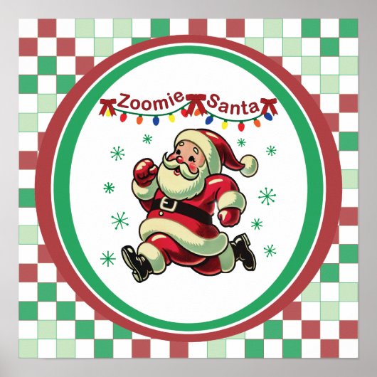 Poster Zoomie Père Noël Noël (Devant)