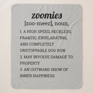 POSTER ZOOMIEDEFINITIE SHERPA DEKEN