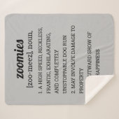 POSTER ZOOMIEDEFINITIE SHERPA DEKEN (Voorkant (horizontaal))