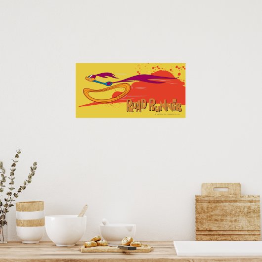 Poster Zooming Roadrunner (Cuisine)