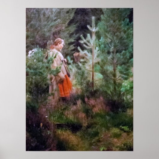 Poster Zorn - Bergère (Devant)