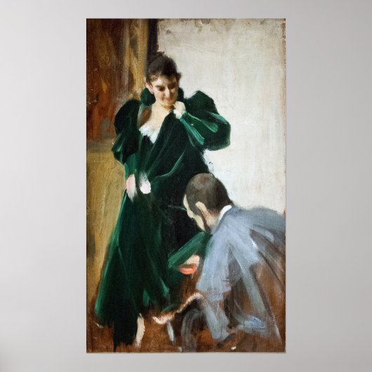 Poster Zorn - Étude parisienne (Devant)