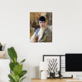 Poster Zorn - Lady With Fur Cape 1887 (Bureau à domicile)