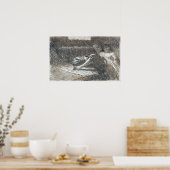 Poster Zorn - Odalisque dormant 1886 (Cuisine)