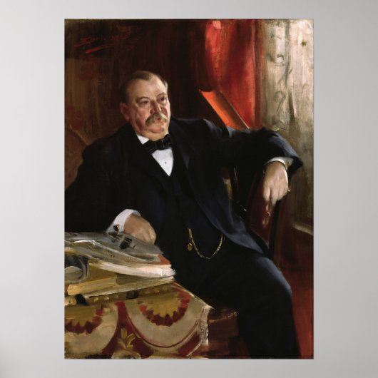 Poster Zorn - Portrait par Anders Zorn (Devant)