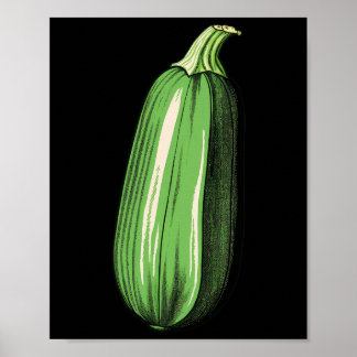 Poster Zucchini Lazy Easy Funny Matching Halloween Costum