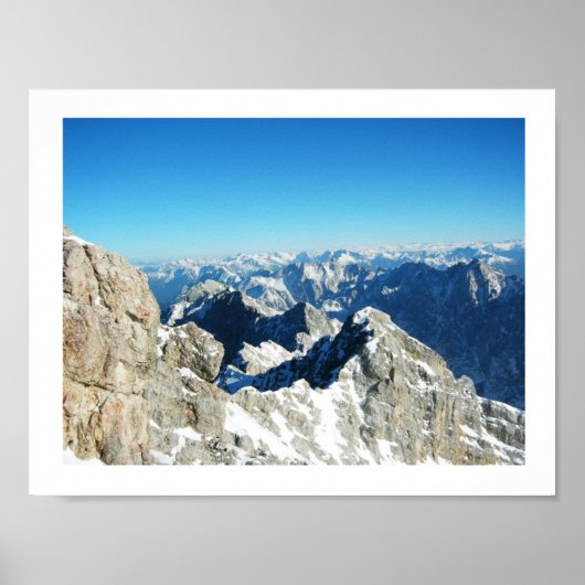 Poster Zugspitze, Allemagne (Devant)
