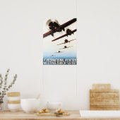 Poster ZURICH INT. AVIATION RENCONTRER l'affiche de l'avi (Cuisine)