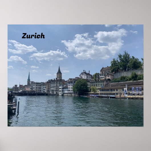 Poster Zurich Suisse (Devant)